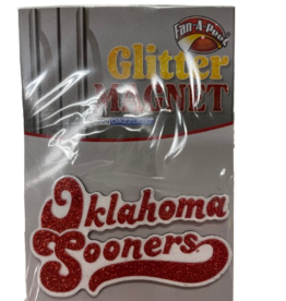 Fan-A-Peel Oklahoma Sooners Glitter Magnet