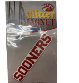 Fan-A-Peel Sooners Glitter Magnet
