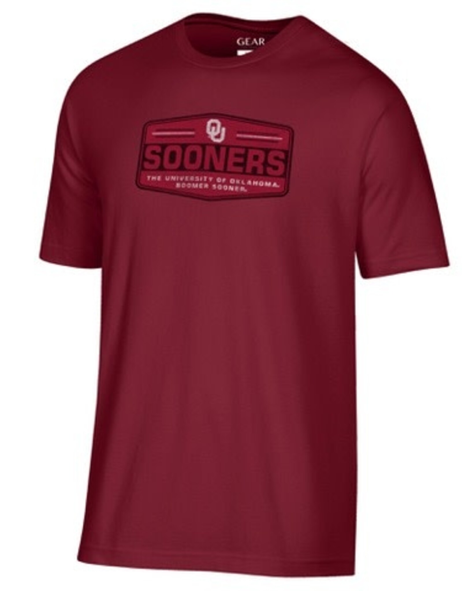 Gear For Sports Men's OU Tonal Print Cedar Soft Tee