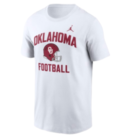 Jordan Men's Jordan White OU Helmet Cotton Tee