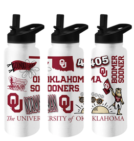 Logo Oklahoma Sooner 34oz Native Quencher Bottle