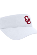 Nike Nike White OU Ace Adjustable Visor
