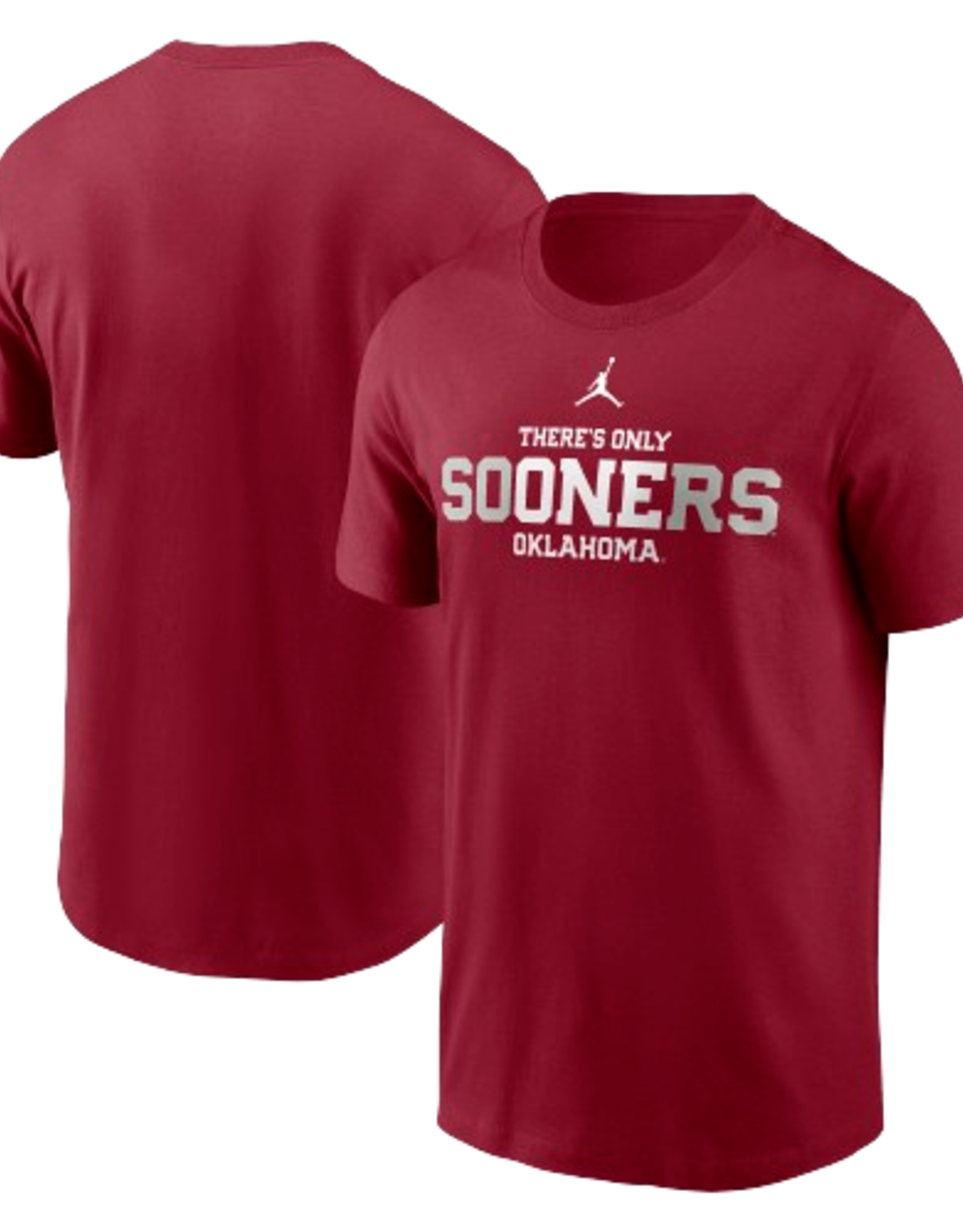 Jordan Jordan Men's Crimson There's Only One Oklahoma Cotton Tee