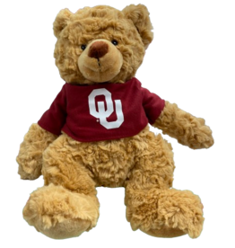Mascot Factory Cuddle Buddies Caramel Bear OU Tshirt