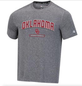 Champion Mens Oklahoma Heathered Athletic Tee SS