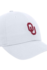 Jordan Jordan White OU Adjustable Unstructured Club Cap Jordan Jordan White OU Adjustable Unstructured Club Cap