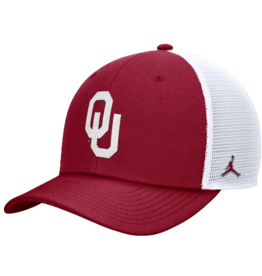 Jordan Jordan Crimson OU Rise Structured Trucker Cap