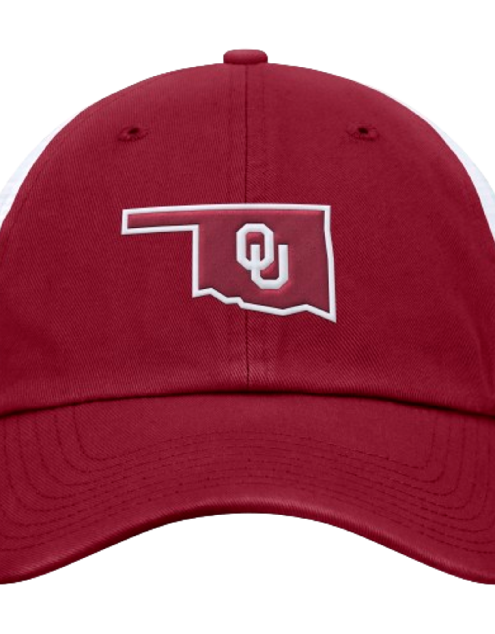 Jordan Jordan Crimson OU State Shape Unstructured Mesh Trucker Club Cap
