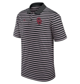Jordan Men's Jordan OU Foundation Black Striped Polo