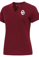 Antigua Womens OU Traveler Ribbed Top