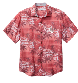 Tommy Bahama Mens OU Coconut Pt Isla Palmetta Hawaiian Shirt