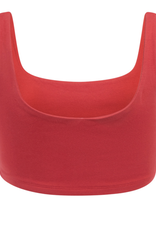 Hype & Vice Women's Crimson Oklahoma Scoop Neck Crop Top