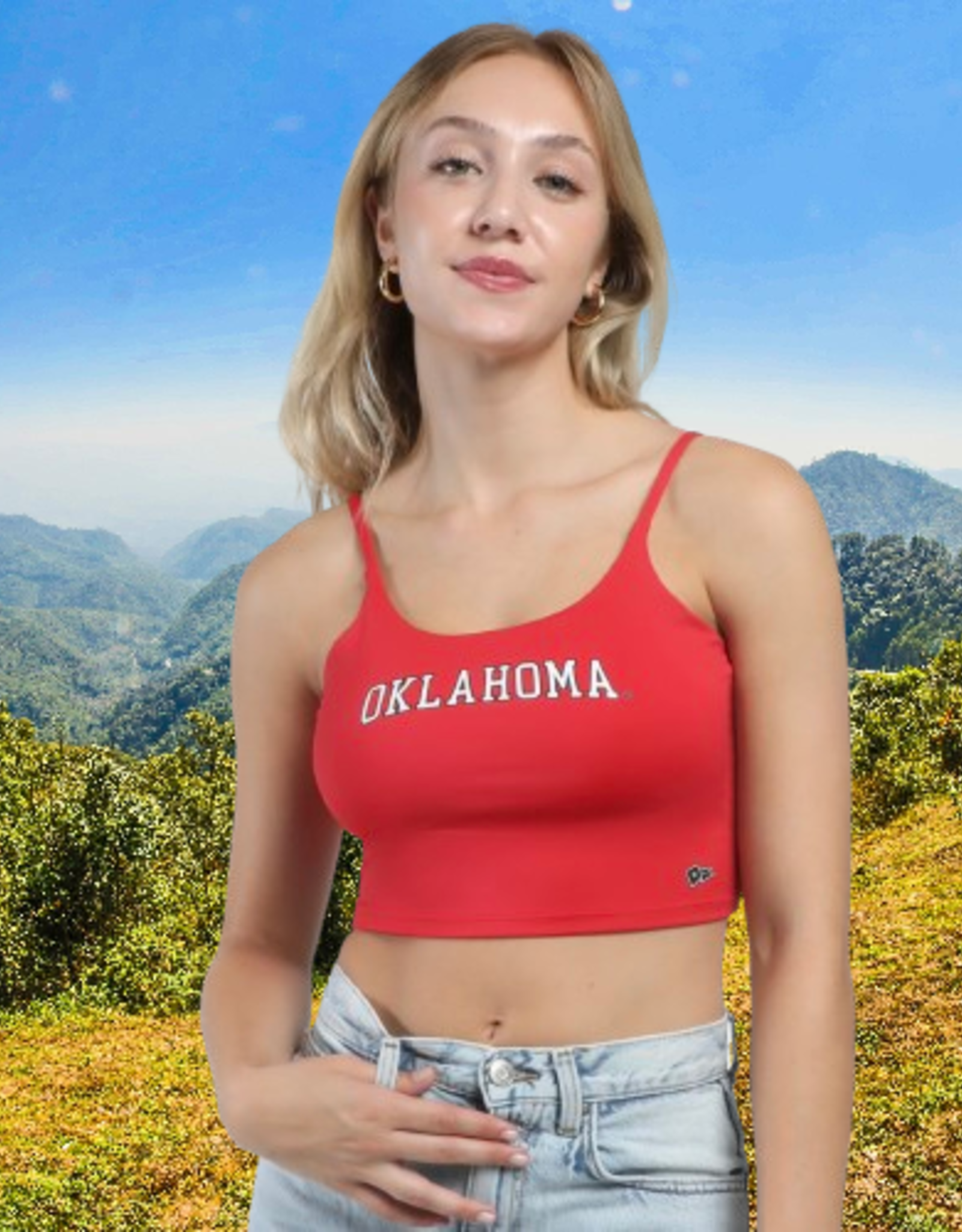 Hype & Vice Womens Oklahoma Bra Tank Top