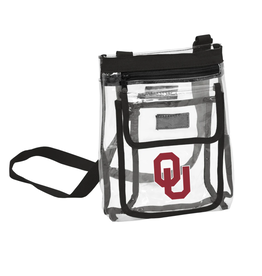Logo Logo OU Gameday Clear Black Crossbody