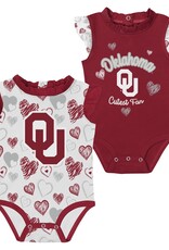 GEN2 Infant Happy Hearts 2pk Creeper Set