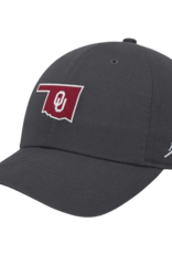 Jordan Jordan Anthracite OU State Shape Club Cap Jordan Jordan Anthracite OU State Shape Club Cap
