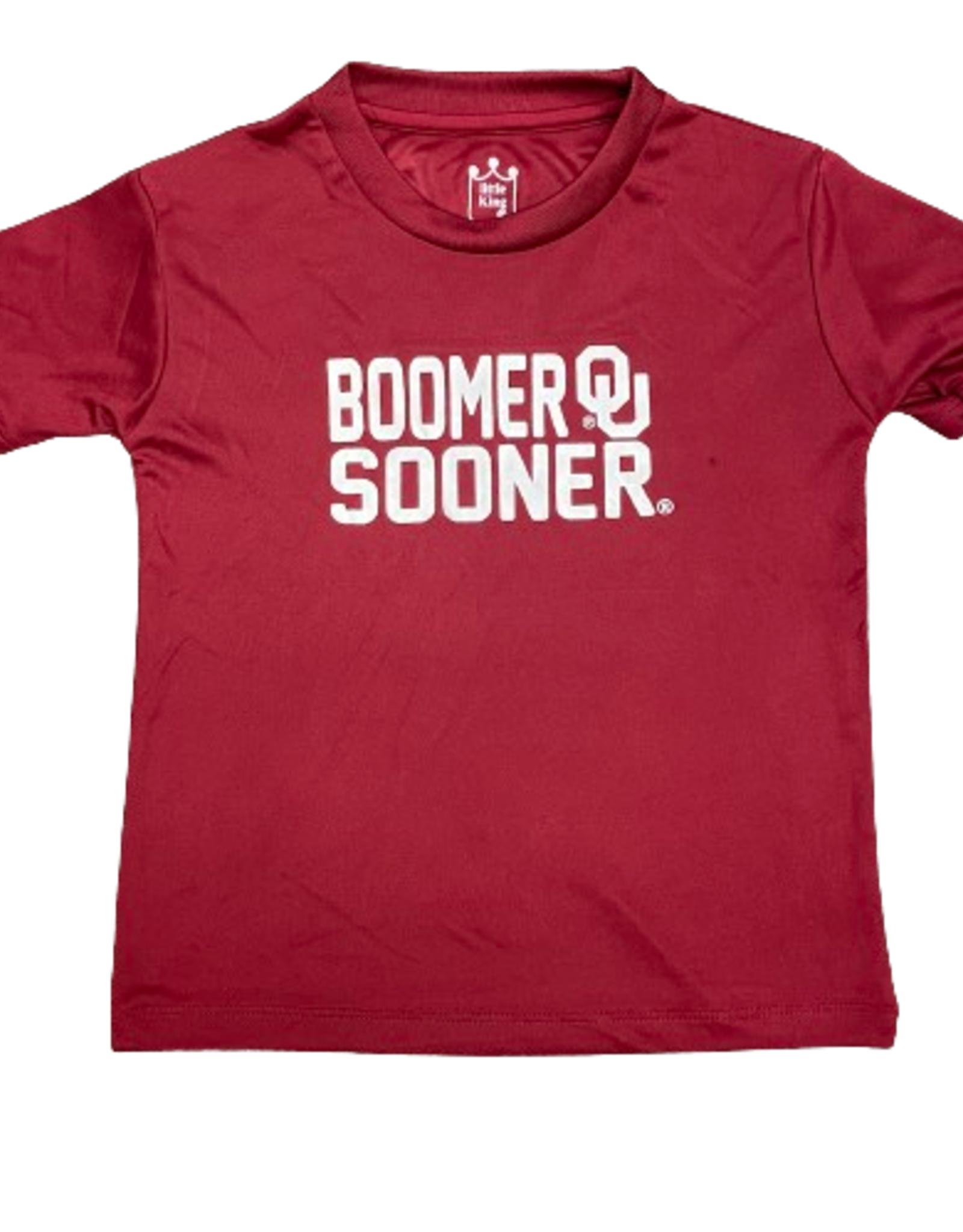 Little King Youth Boomer Sooner OU Poly Performance Tee
