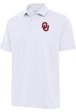 Antigua Mens OU Valid Textured Polo White