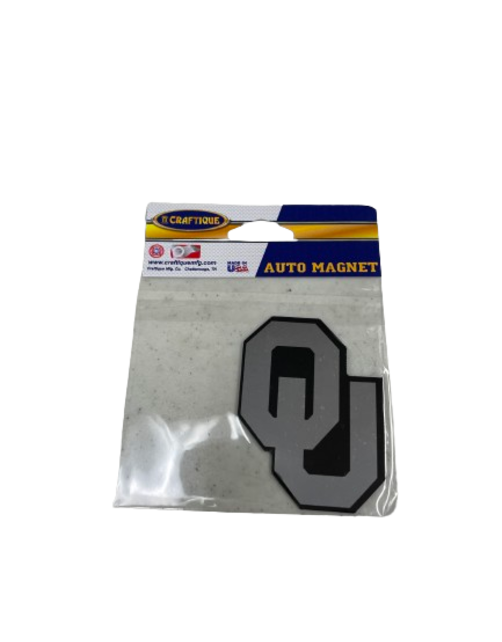 Craftique OU Chrome Magnet 3"