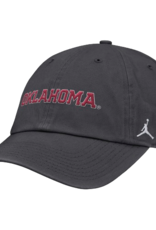 Jordan Jordan  Anthracite Oklahoma Unstructured Adjustable Club Cap
