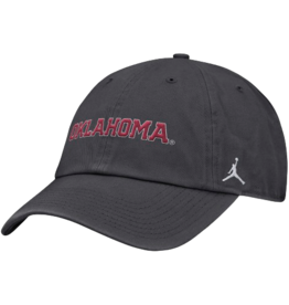 Jordan Jordan  Anthracite Oklahoma Unstructured Adjustable Club Cap