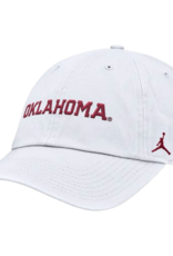 Jordan Jordan White Oklahoma Unstructured Adjustable Club Cap