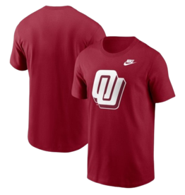 Nike Men's Nike Crimson Disco OU Logo Cotton Tee