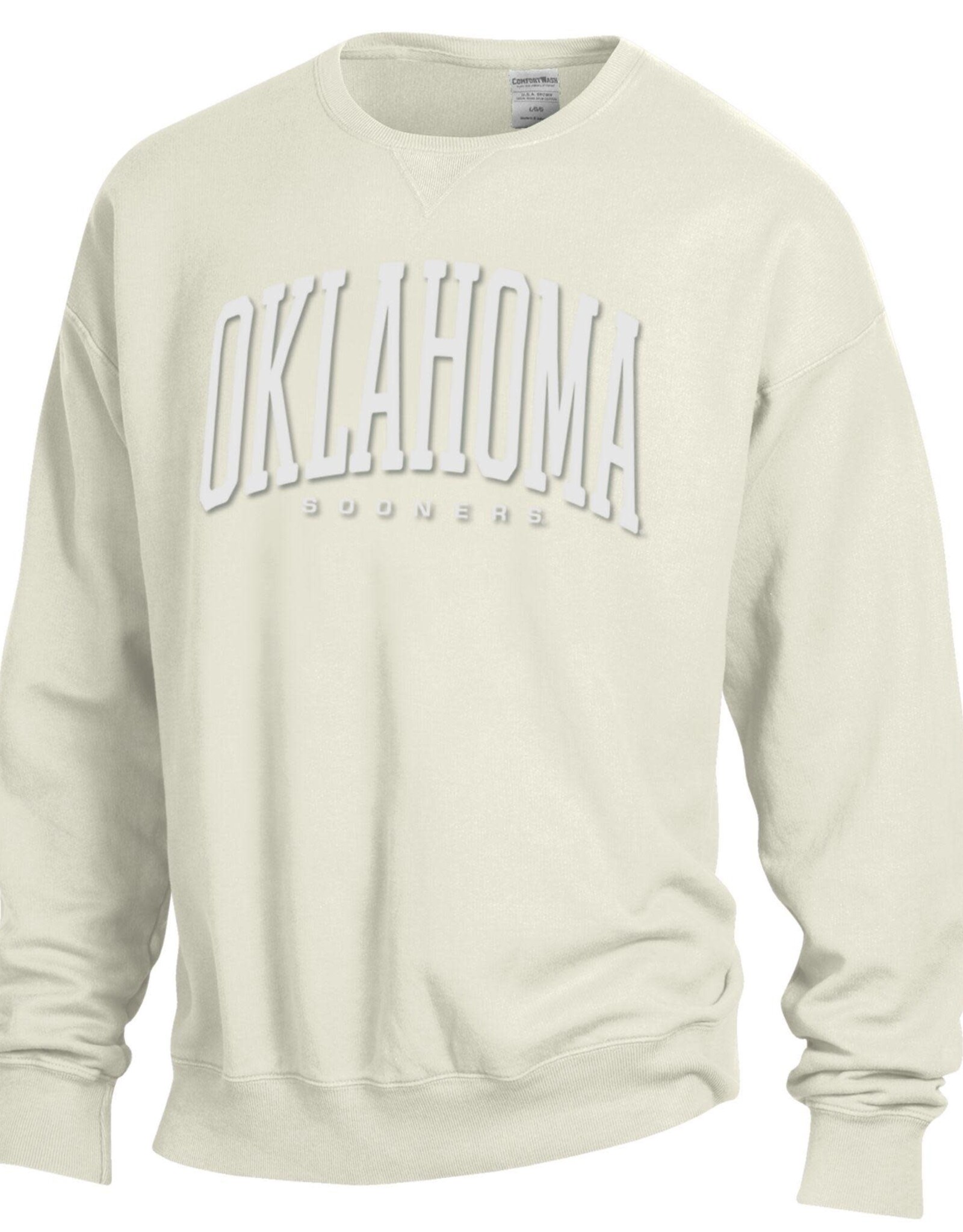 Comfort Wash Comfort Wash Parchment Oklahoma Puff Ink Crew