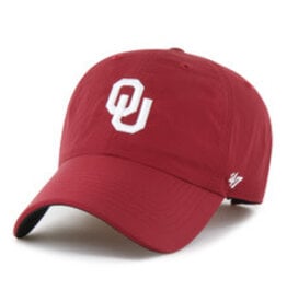 '47 Brand Oklahoma Sooners Razor Red Brrr '47 Clean Up Cap