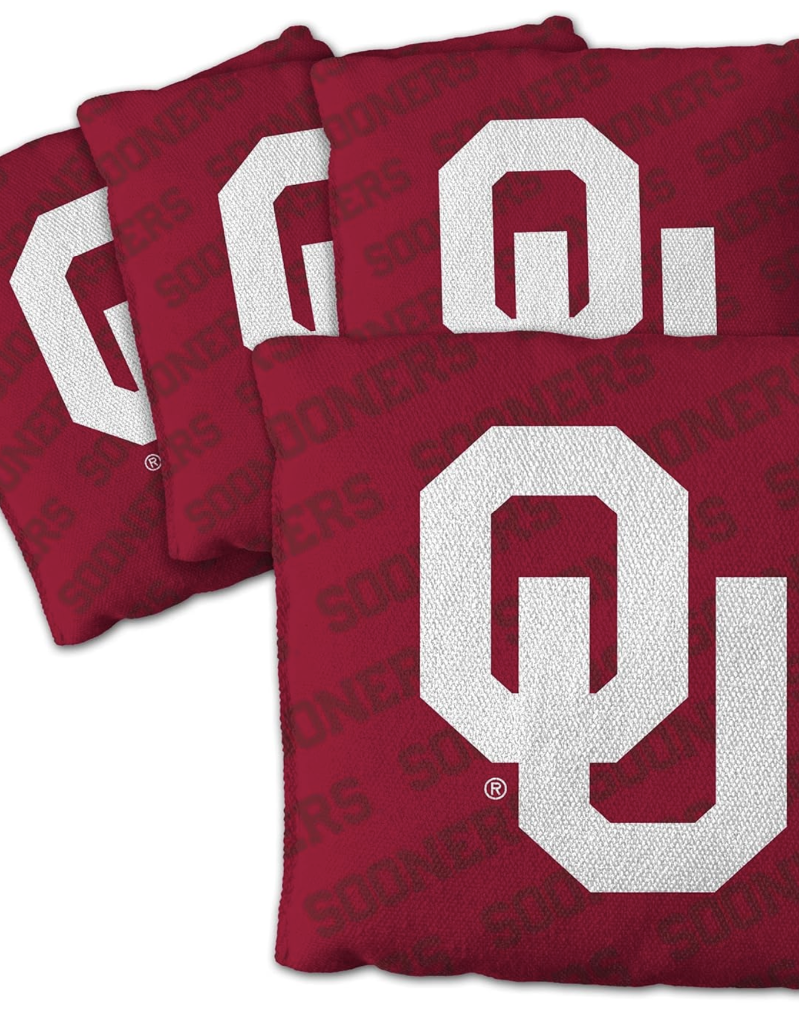 You The Fan Oklahoma Sooners Crimson Cornhole Bags 4pk