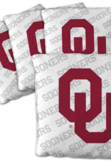 You The Fan Oklahoma Sooners White Cornhole Bags 4pk