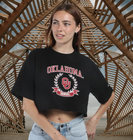 Hype & Vice Women's Black Oklahoma Sooners Track Top
