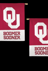 WinCraft OU Boomer Sooner Applique Banner 28"x40"