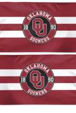 WinCraft OU Striped Applique Flag 3'x5'