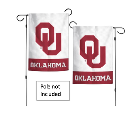 WinCraft OU Crimson & White Garden Flag 12.5"x18"