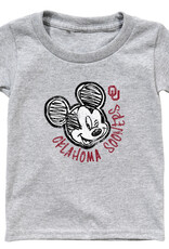 Blue 84 Toddler OU Scribble Mickey Heather Gray Cotton Tee