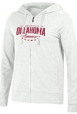 Gear For Sports Women's Oklahoma Zurry Winter White Full Zip Hood