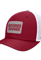 Jordan Jordan Crimson Boomer Sooner Patch Rise Structured Trucker Cap