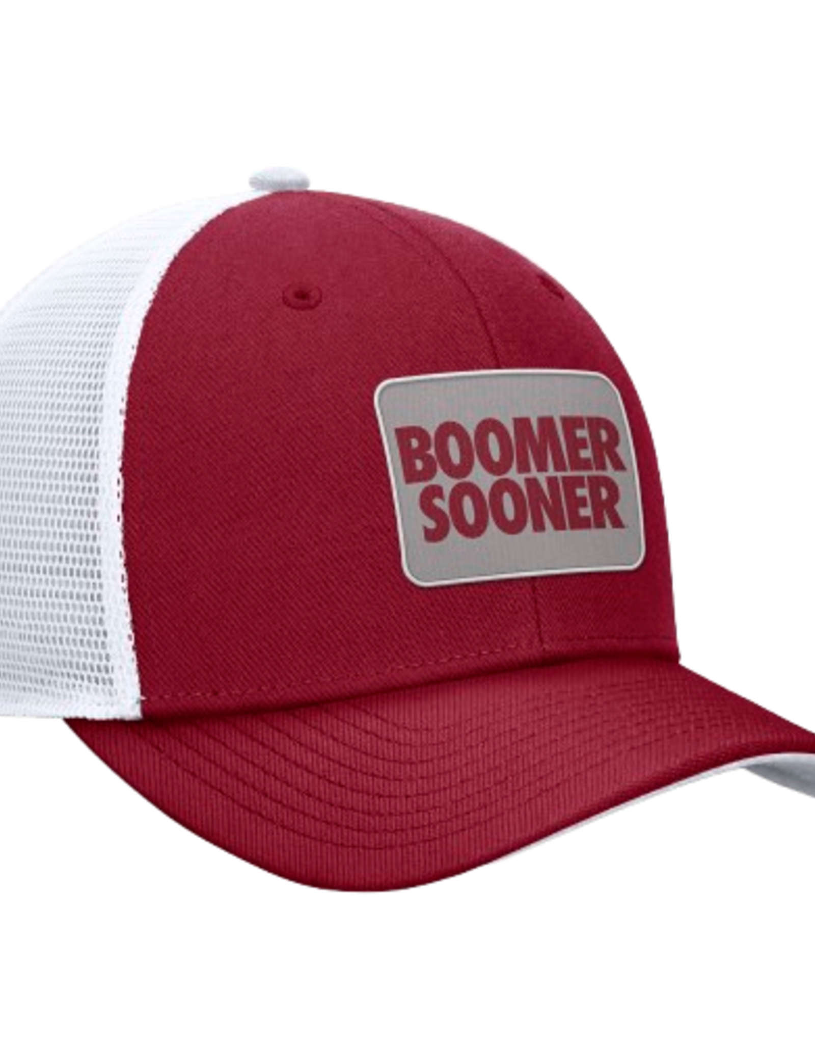 Jordan Jordan Crimson Boomer Sooner Patch Rise Structured Trucker Cap