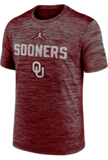 Jordan Men's Jordan Crimson Sooners Velocity Slant Tee