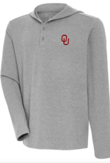 Antigua Mens Dedicated Hooded Henley
