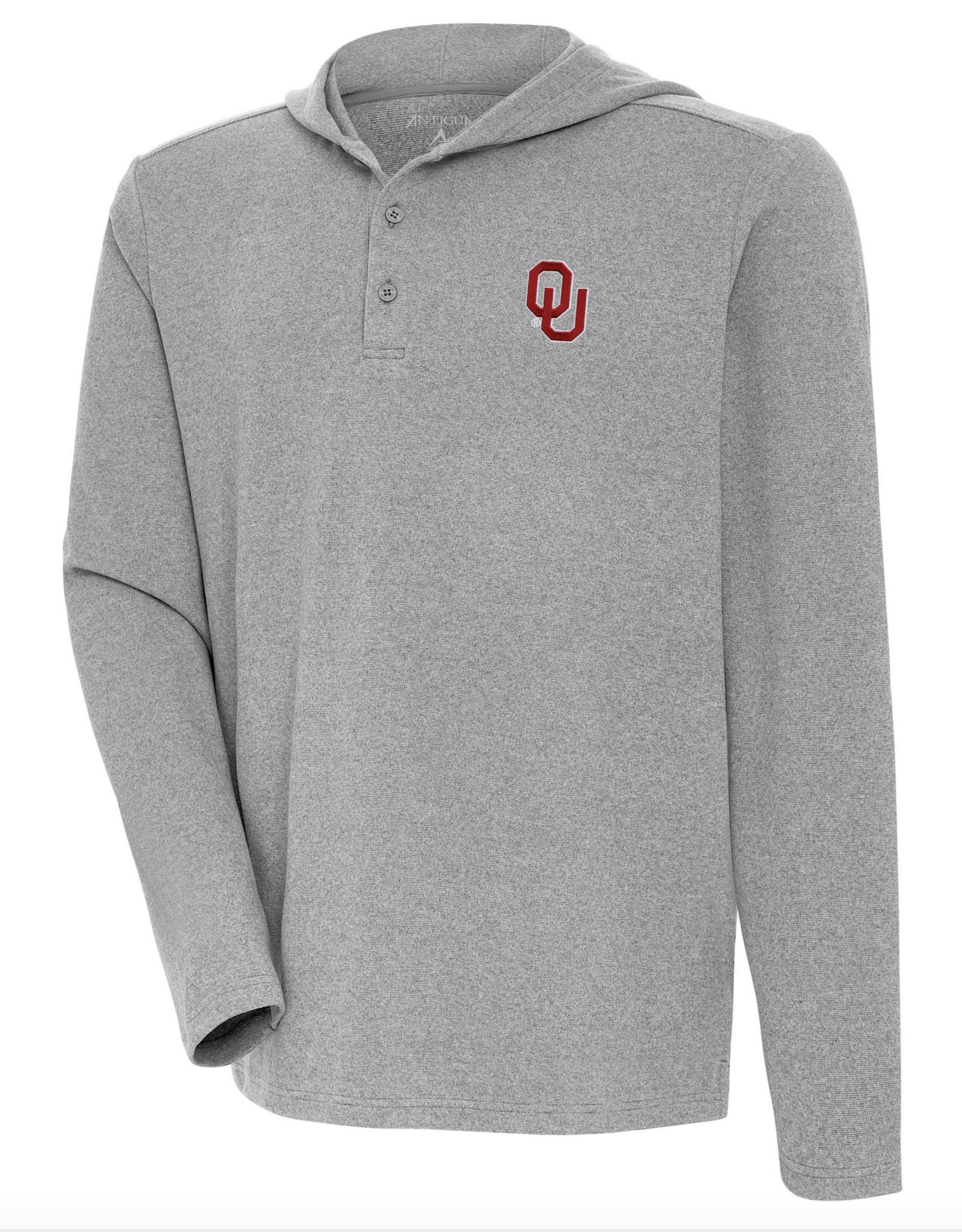 Antigua Mens Dedicated Hooded Henley