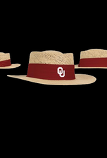 ahead Mens OU Gambler Straw Hat