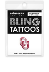 Spirit Gear Oklahoma Sooner OU Bling Tattoo
