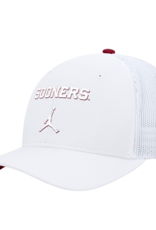 Jordan Jordan White Out Sooners Rise Structured Trucker Cap