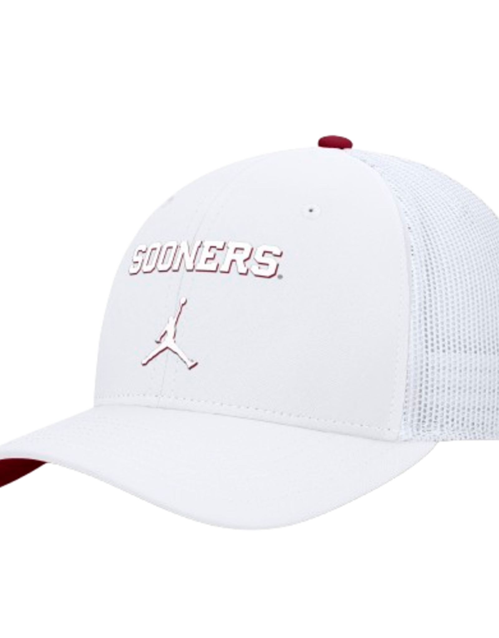 Jordan Jordan White Out Sooners Rise Structured Trucker Cap