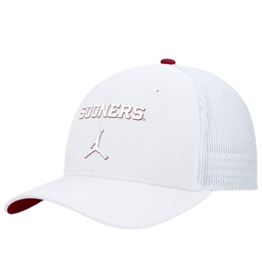 Jordan Jordan White Out Sooners Rise Structured Trucker Cap