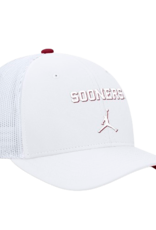 Jordan Jordan White Out Sooners Rise Structured Trucker Cap