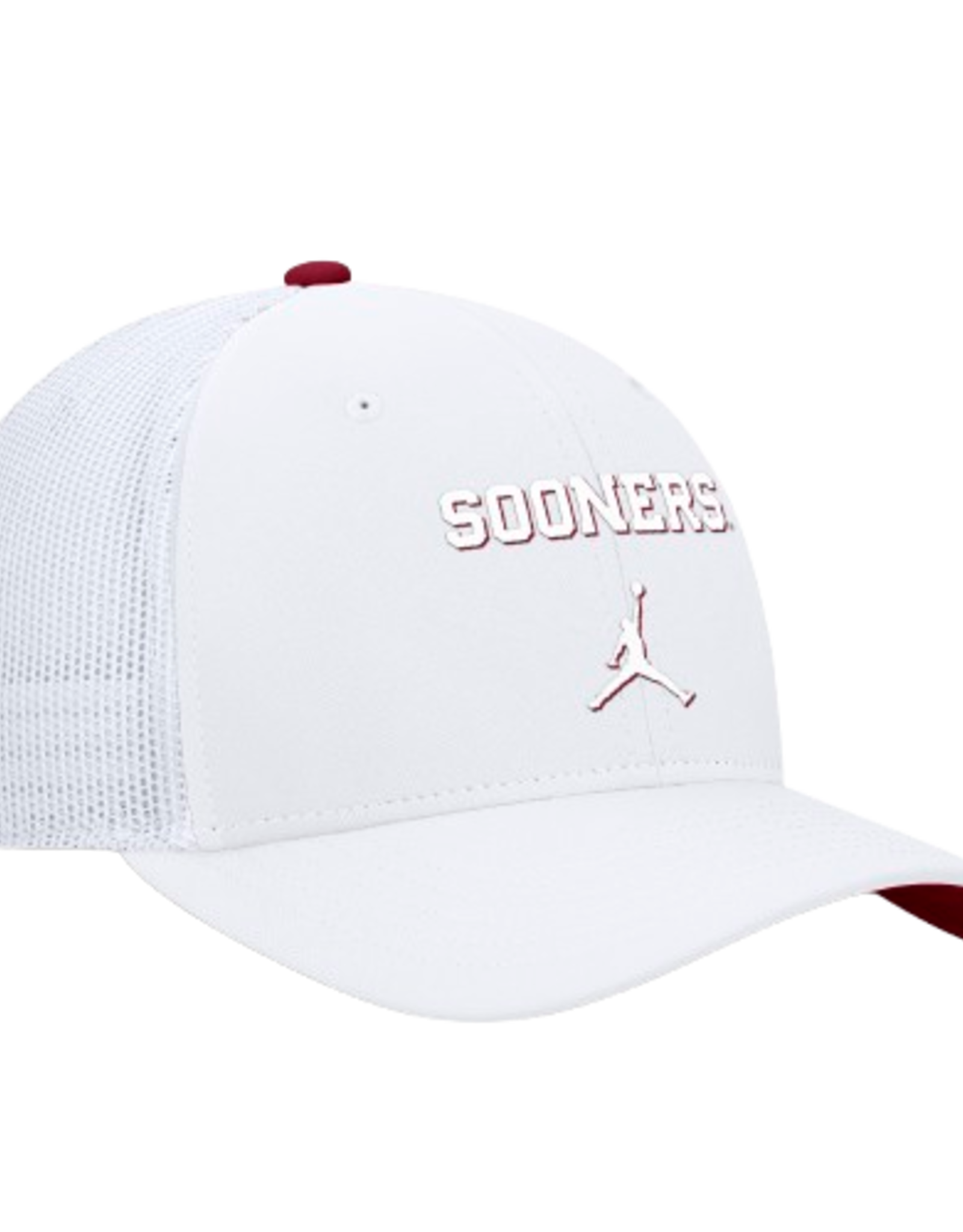 Jordan Jordan White Out Sooners Rise Structured Trucker Cap