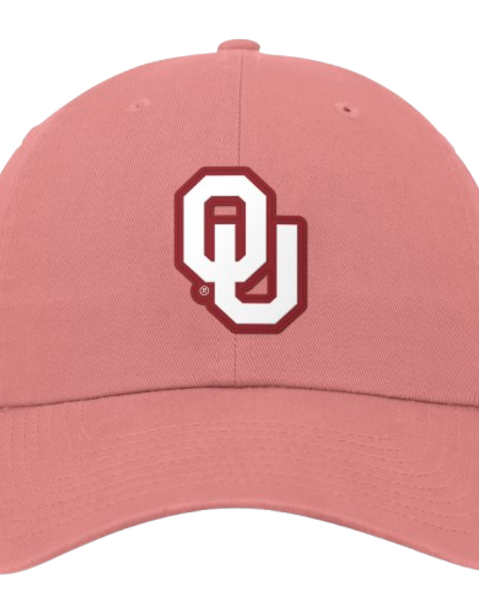 Jordan Jordan Washed Crimson Rubberized Patch OU Unstructured Club Cap